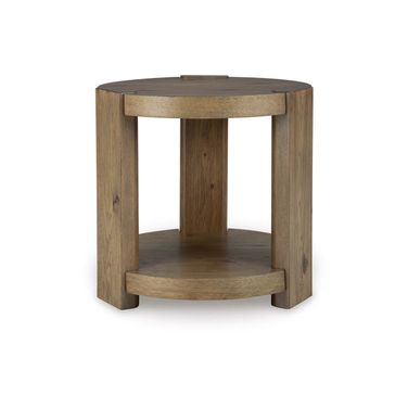 Flangren End Table In Light Brown