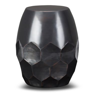 Flanigan Metal Accent Table In Antique Copper