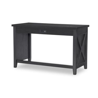 Flatiron 1 Drawer Vanity Desk In Midnight