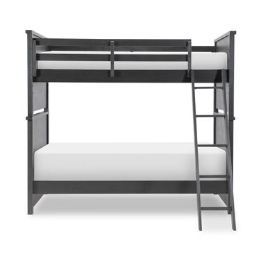 Flatiron Complete Twin Over Twin Bunk Bed In Midnight