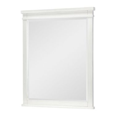 Flatiron Mirror In Aged White