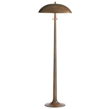 Fleetwood Floor Lamp In Vintage Brass
