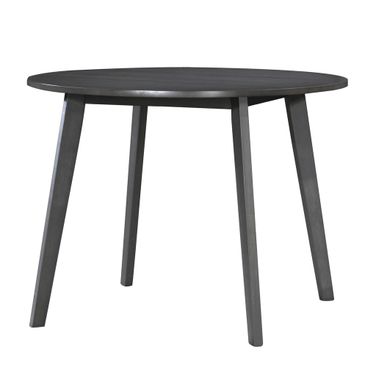 Flemming 39.5 Inch Round Dining Table In Grey