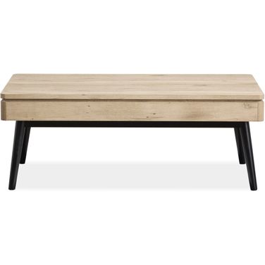 Fletcher Lift Top Storage Cocktail Table In Driftwood