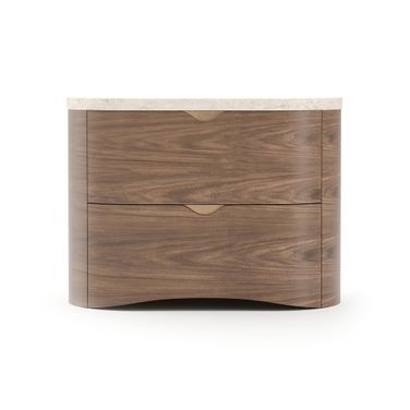 Fleur Large Nightstand In Brown
