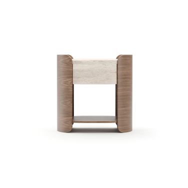 Fleur Open Nightstand In Brown