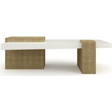 Float Cocktail Table In White