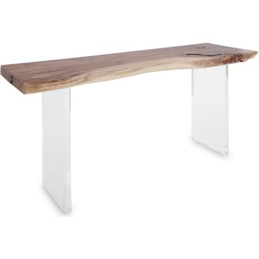 Floating Chamcha Wood Console Table