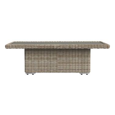 Flora Coffee Table In Beige and Natural