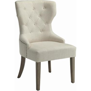 Baney Tufted Upholstered Dining Chair Beige