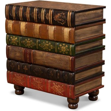 Florentine Books Multicolor Chairside Chest