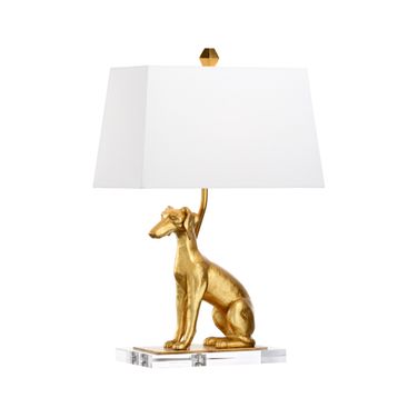 Flossie Lamp - Left In Gold