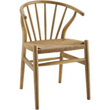 Flourish Natural Spindle Wood Dining Side Chair EEI-3338-NAT