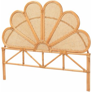 Flower King Standalone Headboard In Honey