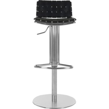 Floyd Black Gas Lift Swivel Bar Stool