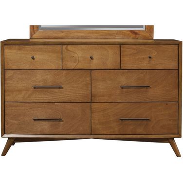 Flynn 7 Drawer Dresser In Chestnut