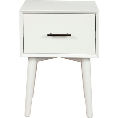 Flynn End Table In White