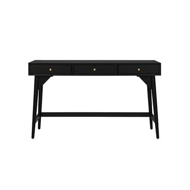 Flynn 30 Inch Large Desk In Black