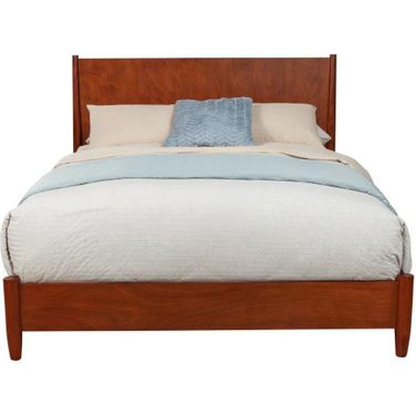 Flynn Queen Platform Bed In Chestnut