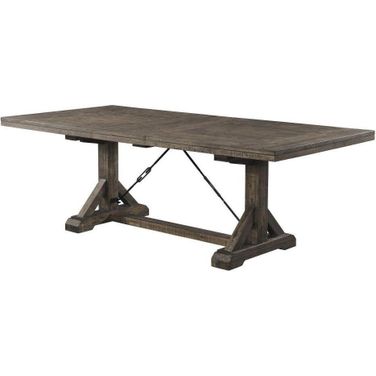 Flynn Walnut Extendable Rectangular Dining Table