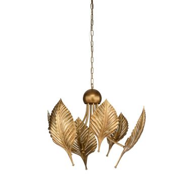 Foglia Di Palma Chandelier In Gold