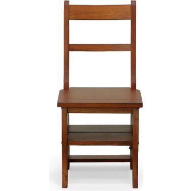 Folding Library Chair In Chestnut