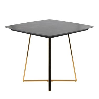 Folia Dinette Table In Gold and Black
