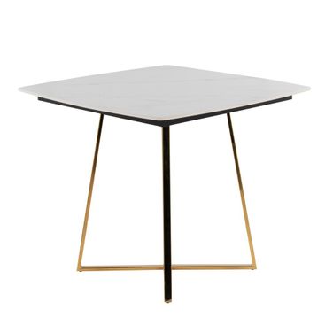 Folia Dinette Table In White and Black