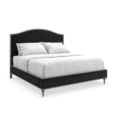 Fontainebleau King Platform Bed In Black