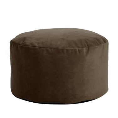 Foot Pouf Bella In Chocolate