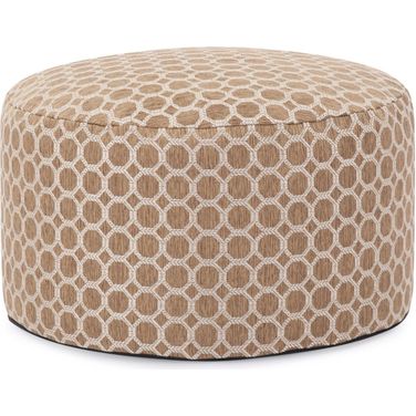 Foot Pouf Pyth In Gold