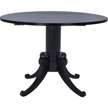 Forest Drop Leaf Dining Table in Black