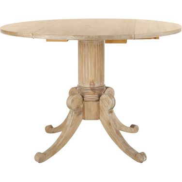 Forest Rustic Natural Drop Leaf Dining Table