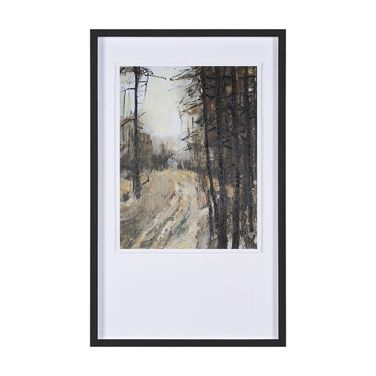 Forest View Framed Series In Gray/Brown/Black