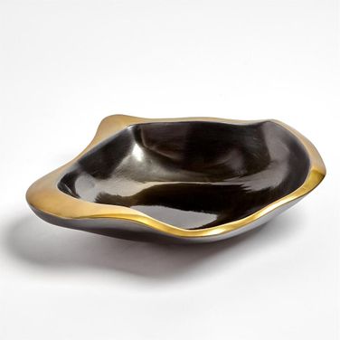Formation Large Bowl In Black and Gold