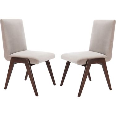 Forrest Dining Chair Set of 2 In Light Grey