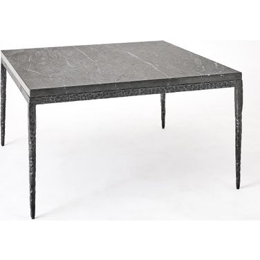 Forrester Cocktail Tableened/Flamed Marble In Black