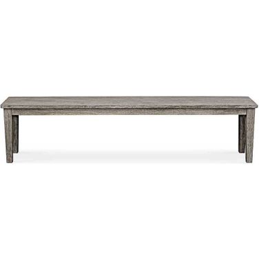 Forsyth Outdoor Bench In Dark Gray