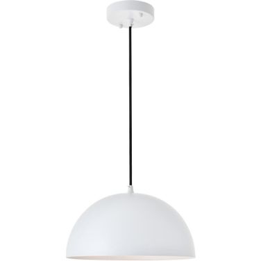 Forte 1 Light White Pendant LD4022D12WH