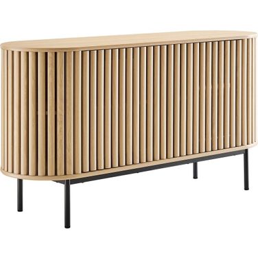 Fortitude 59 Inch Oval Sideboard In Oak