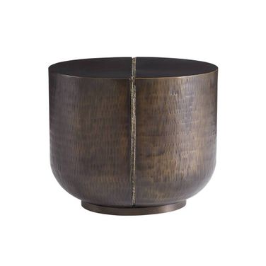 Fosser End Table In Antique Bronze
