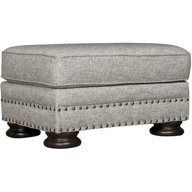 Foster Gray Ottoman