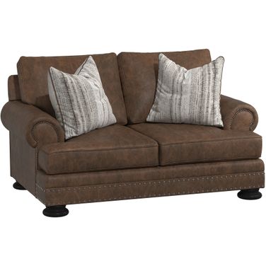 Foster Leather Loveseat