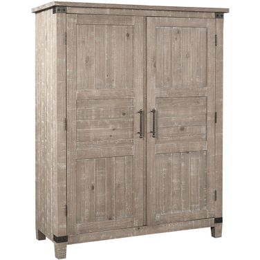 Foundry Door Chest In Weathered Stone