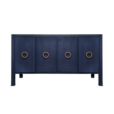 Four Door Buffet In Blue