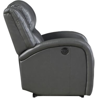 Foxcroft Power Reclining Chair In Gray