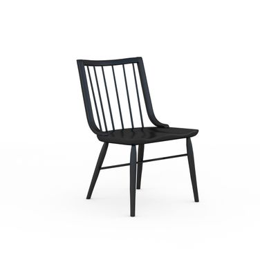 Frame Windsor Side Chair Set of 2 In Black