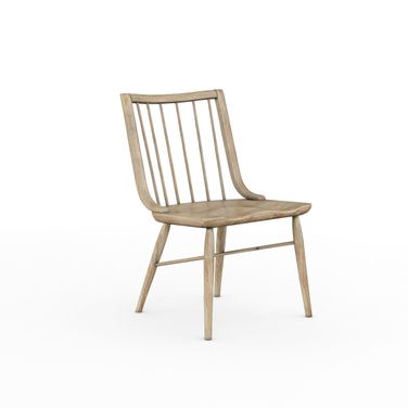 Frame Windsor Side Chair Set of 2 In Chestnut