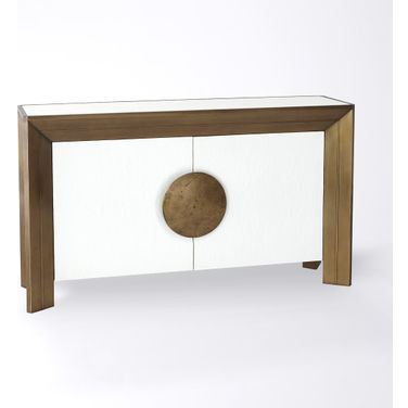 Framed Console In Bronze