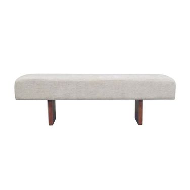 Francesca Bench In Oatmeal Sand and Brown